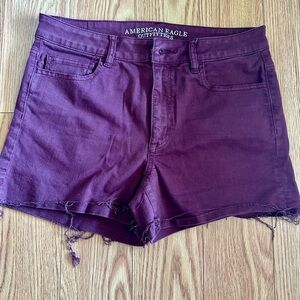 American Eagle Outfitters Plum Jean Shorts